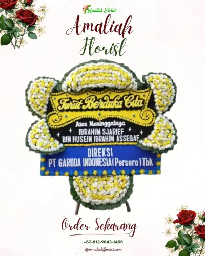 Papan Bunga Duka di Pujiharjo